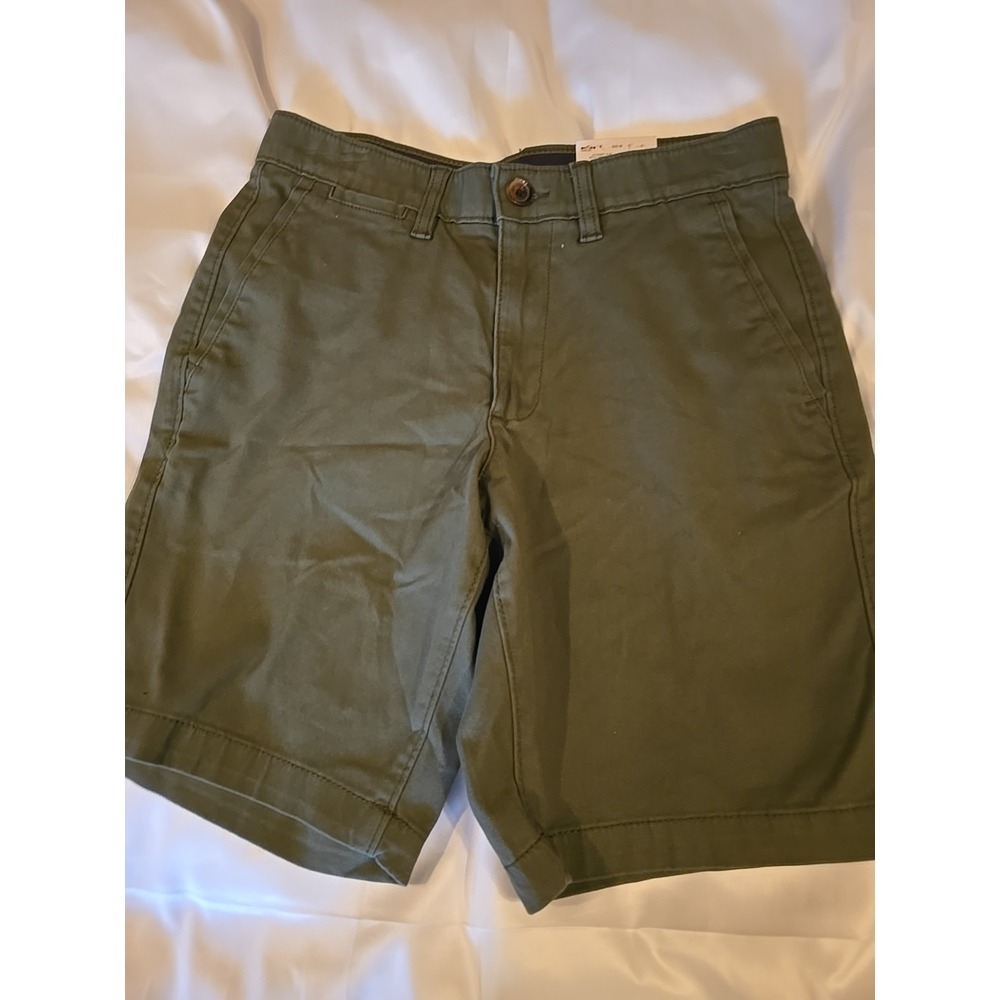 Sonoma Goods for Life Mens Size 30 Flexwear 9" Flat Front‎ Shorts River Green
